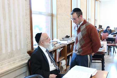Talmidim learning in the Yeshiva