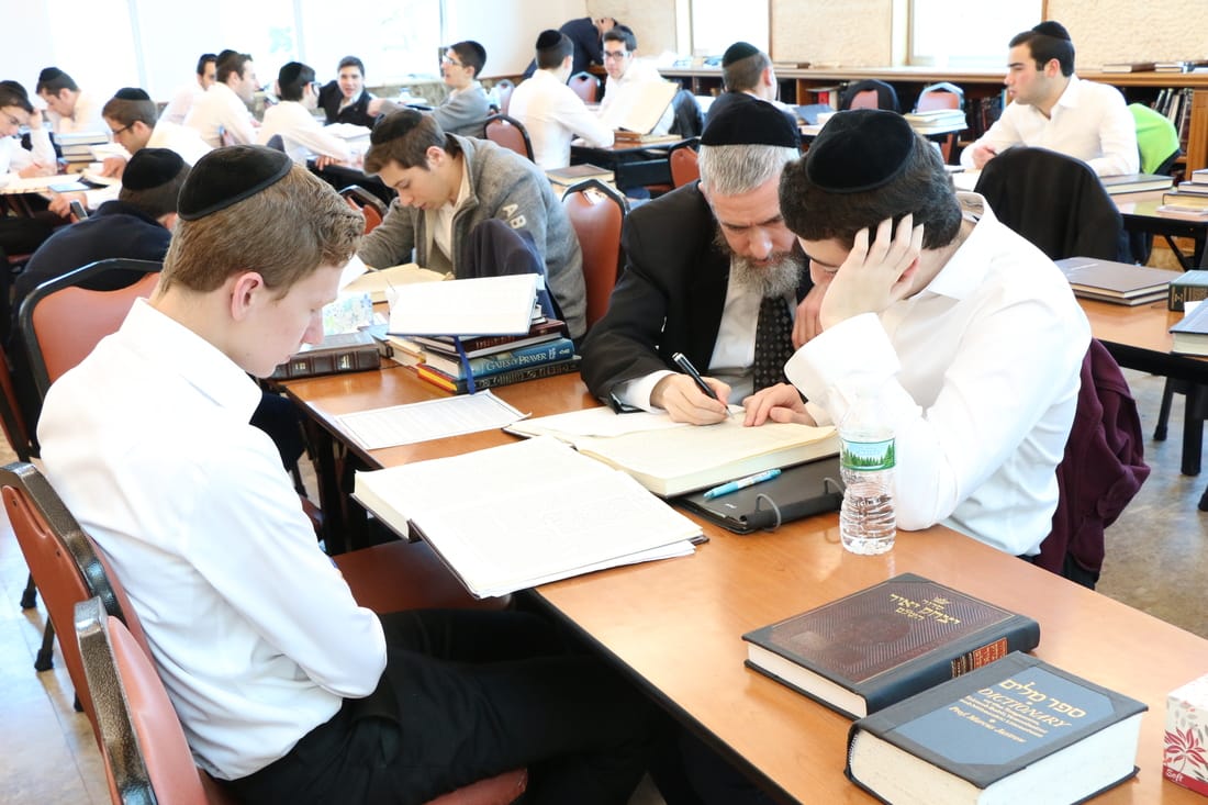 Talmidim at the Yeshiva